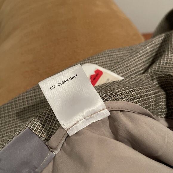 Classiques Entier Neutral Multi  Plaid Dress Pants Size 2 BNWOT - Picture 9 of 11